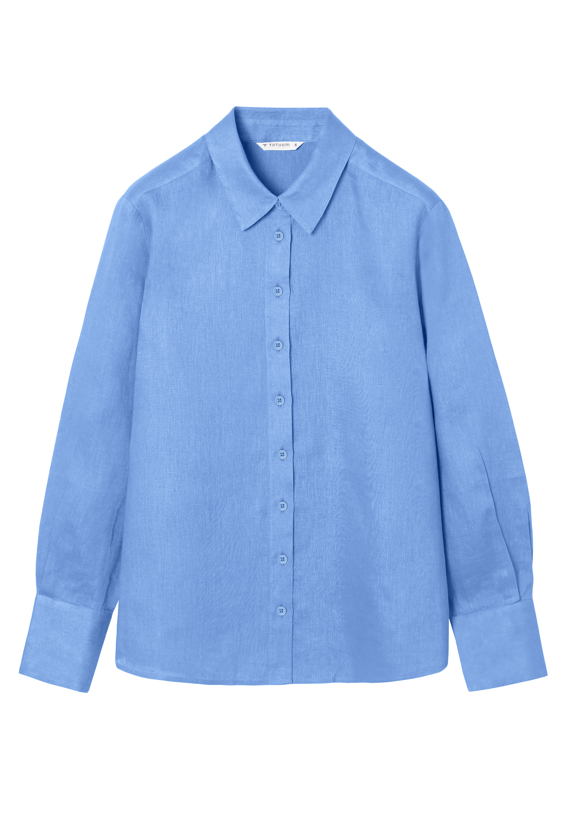 KLASYCZNA KOSZULA Z LNU - ELWI NIEBIESKI 2