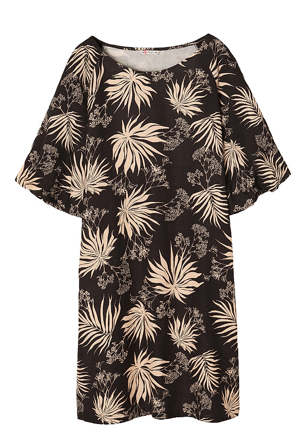 LADIES' DRESS WITH PLANT PRINT MILENA LADIES' DRESS WITH PLANT PRINT MILENA MULTIKOLOR 5