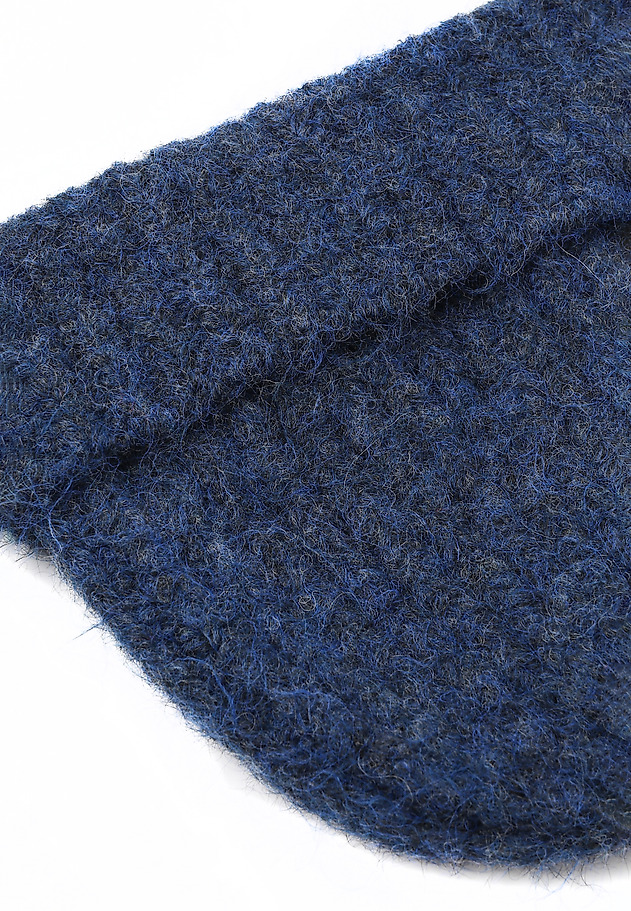 KNITTED LADIES' BEANIE CAP — STORELA 1 KNITTED LADIES' BEANIE CAP — STORELA 1 GRANATOWY 2