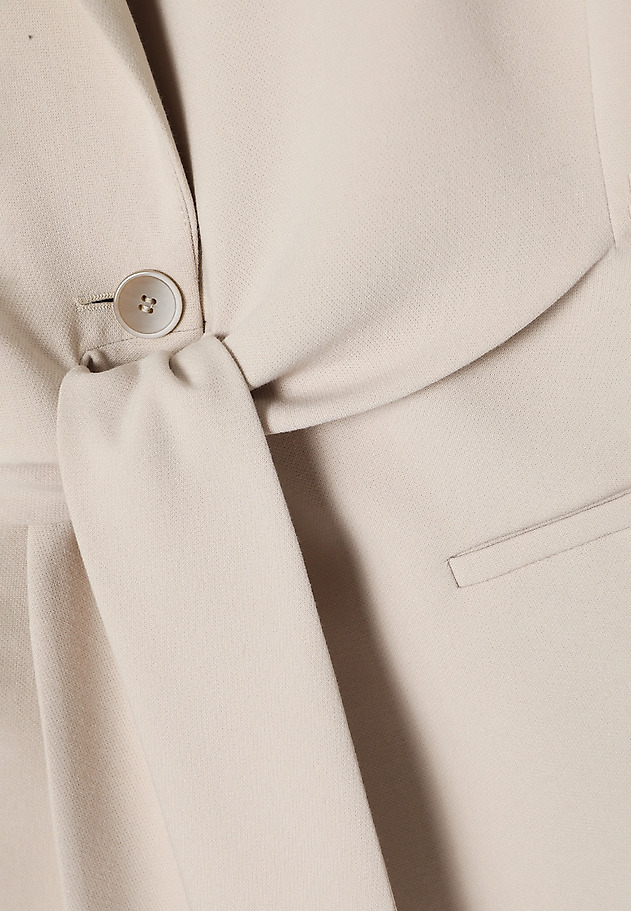 ELEGANT LADIES’ JACKET WITH MODERN BELT - KOALA ELEGANT LADIES’ JACKET WITH MODERN BELT - KOALA BEIGE 7