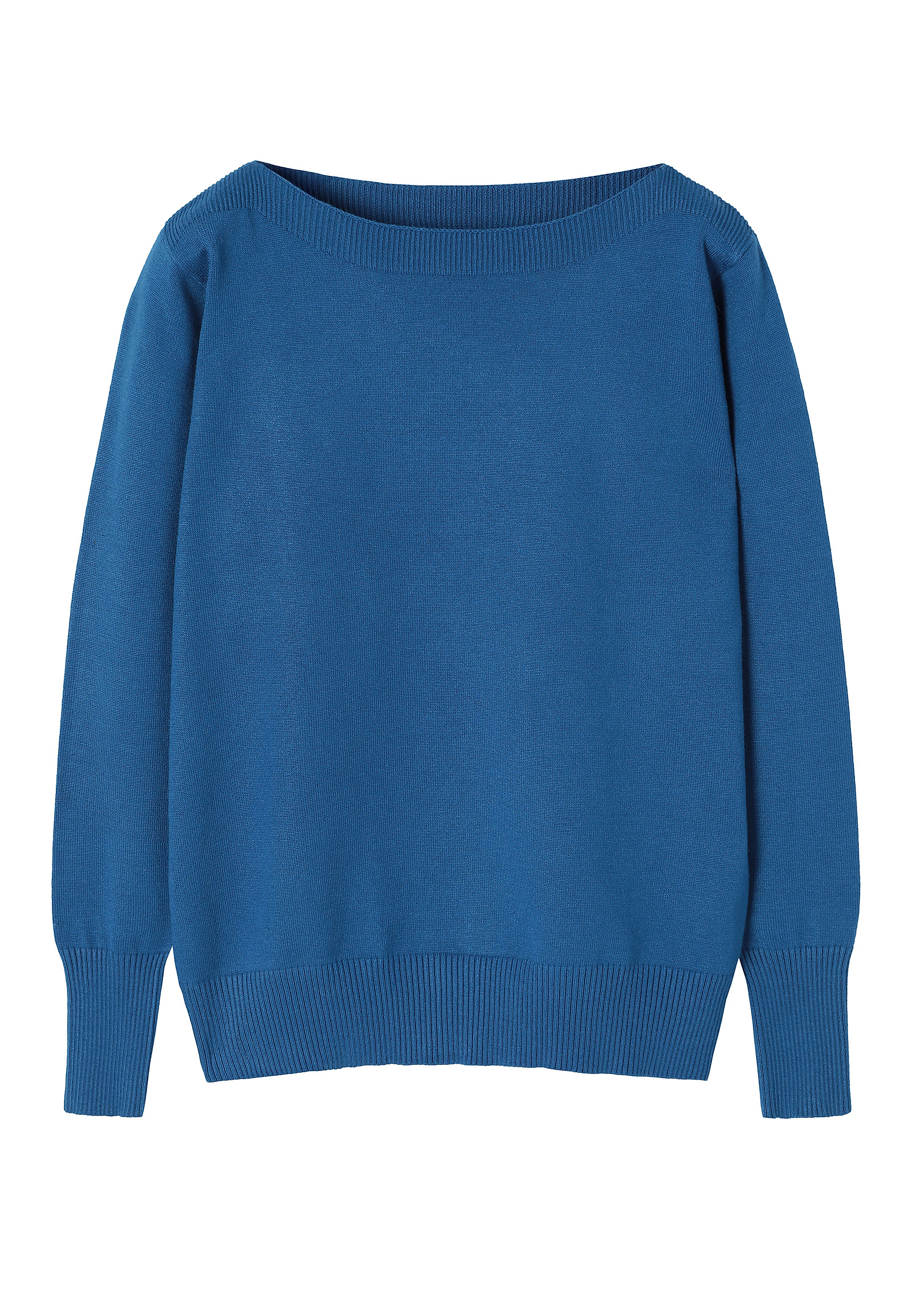 CLASSIC BOAT NECK JUMPER - FIFER 1 CLASSIC BOAT NECK JUMPER - FIFER 1 BLUE 114169