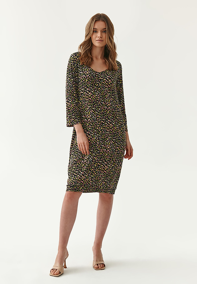 SUKIENKA DAMSKA W FORMIE BOMBKI KOKA SUKIENKA DAMSKA W FORMIE BOMBKI KOKA MULTIKOLOR 4