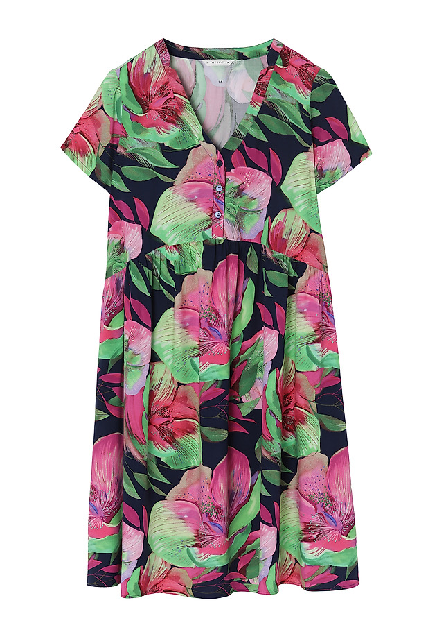 SHORT PRINTED DRESS SFORI SHORT PRINTED DRESS SFORI MULTIKOLOR 6