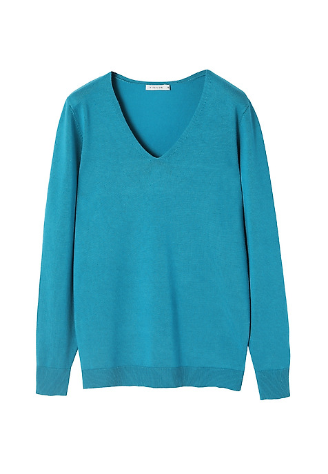 LADIES’ CLASSIC SWEATER TESSA 1 BLUE 2