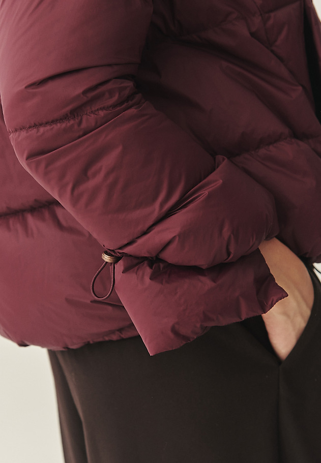 DOWN JACKET WITH STAND-UP COLLAR - BUBO DOWN JACKET WITH STAND-UP COLLAR - BUBO RED 4