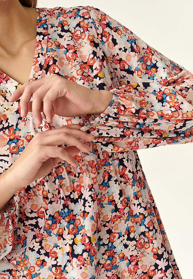 LADIES' FLORAL PRINTED BLOUSE SOMKO LADIES' FLORAL PRINTED BLOUSE SOMKO MULTIKOLOR 5
