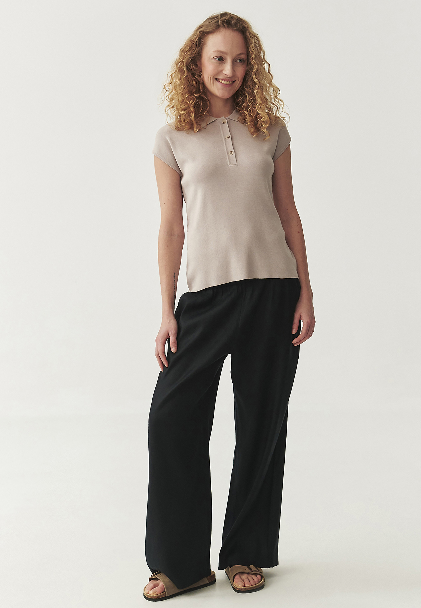 BLUZA IZ VISKOZE - ZENIA BLUZA IZ VISKOZE - ZENIA BEŽ 111011