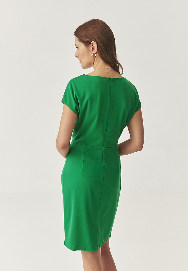 VISCOSE PENCIL DRESS - JESSICA 1 VISCOSE PENCIL DRESS - JESSICA 1 ZIELONY 2