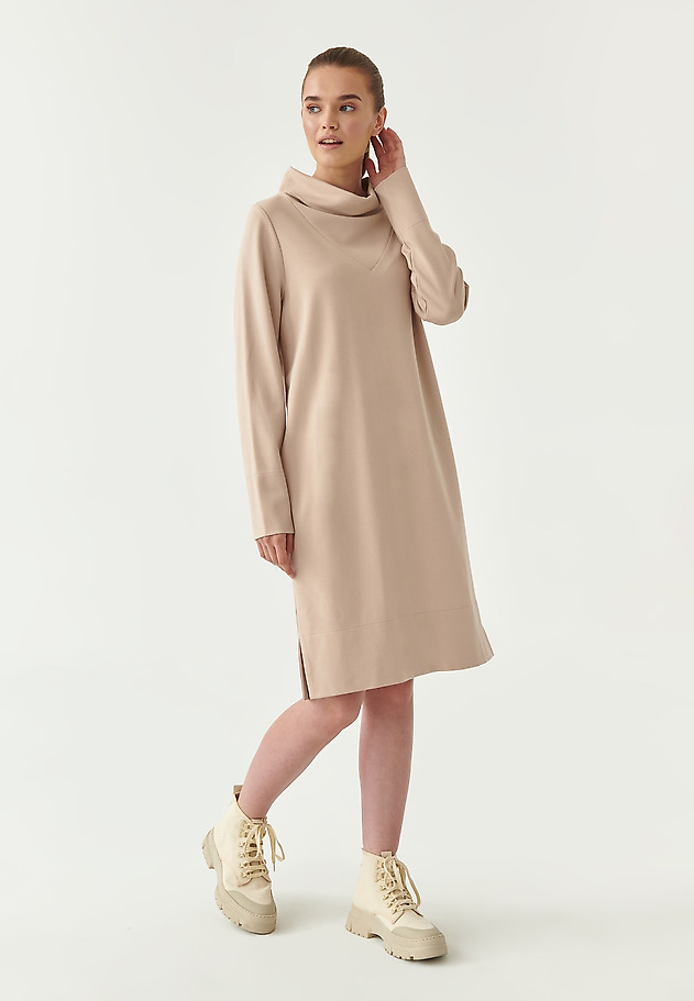 LADIES' TURTLENECK DRESS RODA LADIES' TURTLENECK DRESS RODA BEIGE 4