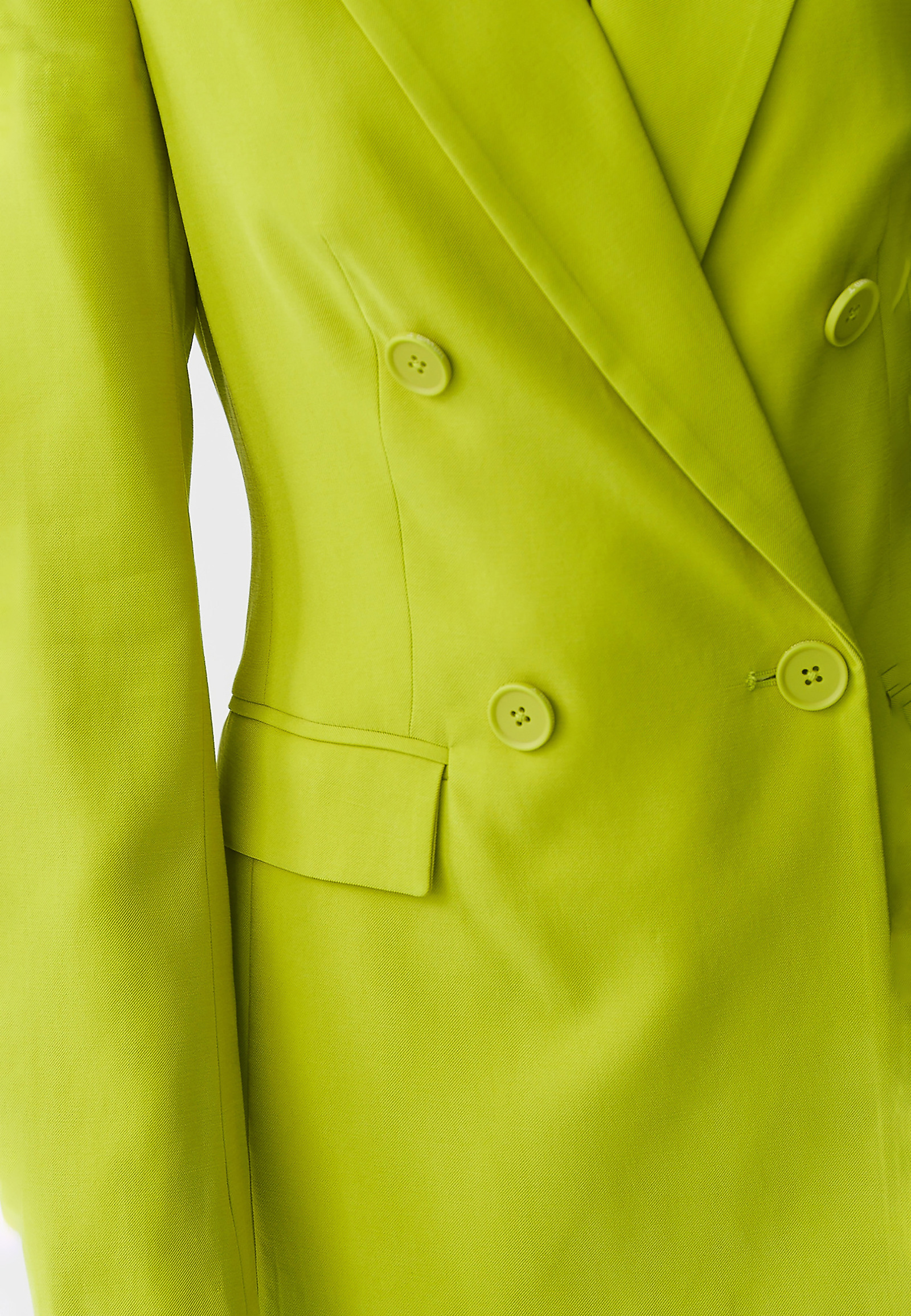 LADIES’ DOUBLE-BREASTED JACKET WITH A LINING - ADA LADIES’ DOUBLE-BREASTED JACKET WITH A LINING - ADA GREEN 96228