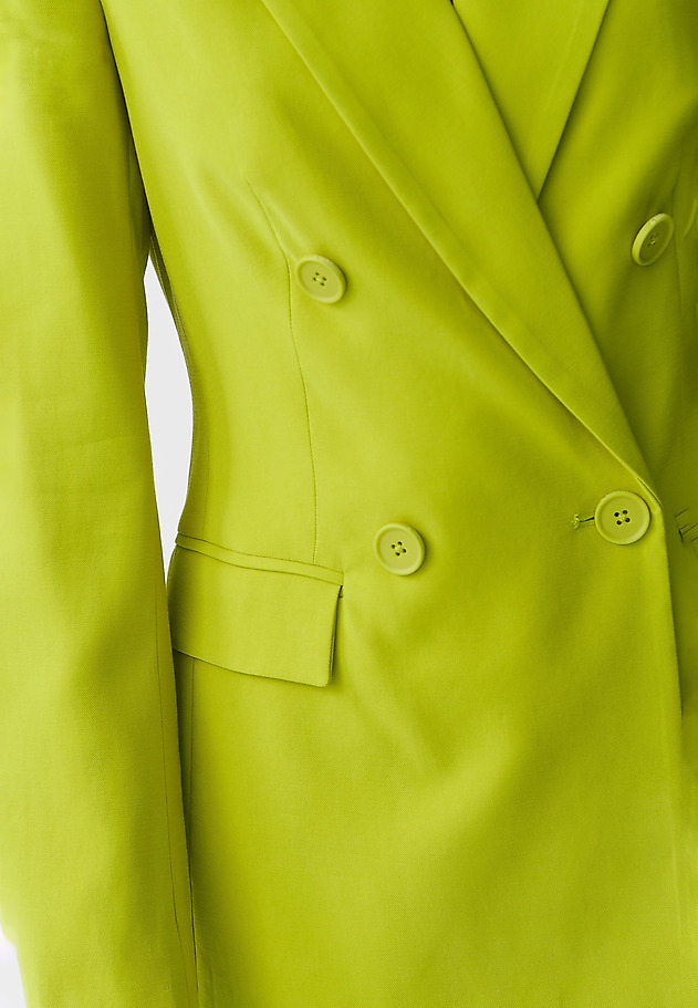 LADIES’ DOUBLE-BREASTED JACKET WITH A LINING - ADA LADIES’ DOUBLE-BREASTED JACKET WITH A LINING - ADA ZIELONY 5