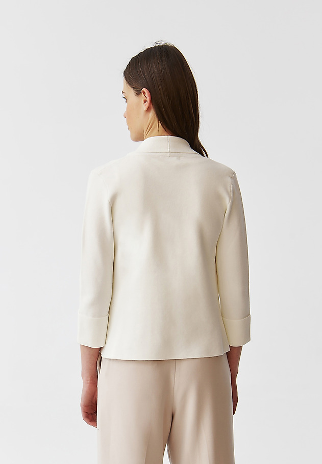 STYLOWY SWETER DAMSKI TYPU NARZUTKA - PRADA STYLOWY SWETER DAMSKI TYPU NARZUTKA - PRADA ECRU 3
