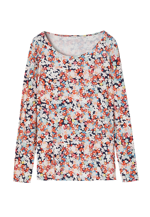 BLUZĂ TRICOTATĂ DE DAMĂ CU IMPRIMEU FLORAL ELODI BLUZĂ TRICOTATĂ DE DAMĂ CU IMPRIMEU FLORAL ELODI MULTICOLOR 6