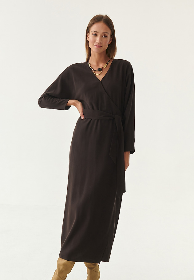 LADIES' MAXI DRESS ASPENA LADIES' MAXI DRESS ASPENA BRĄZOWY 3
