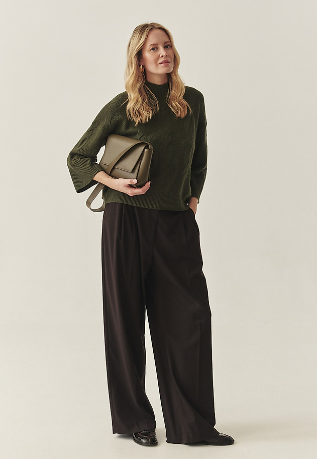 CASUAL CASHMERE JUMPER - WILLMA CASUAL CASHMERE JUMPER - WILLMA GREEN 3