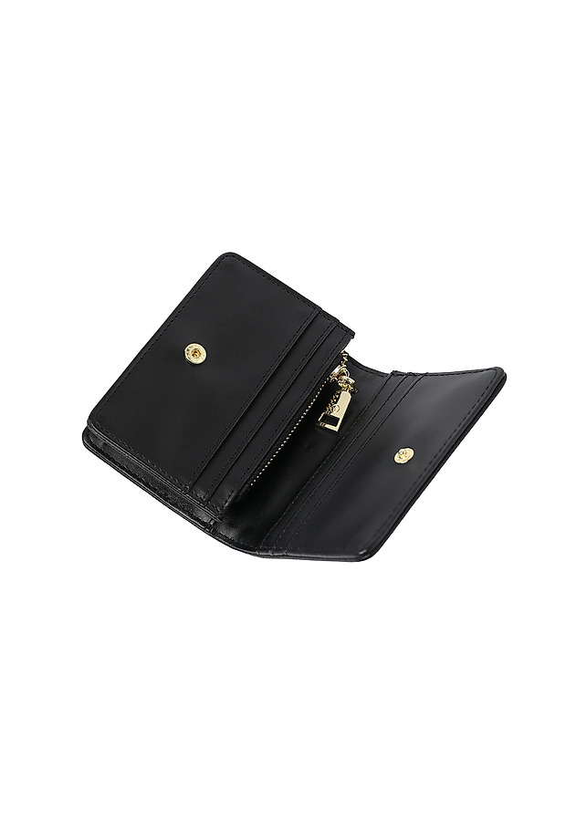 SMALL LADIES' WALLET WITH DIVIDERS — LETIKA 1 SMALL LADIES' WALLET WITH DIVIDERS — LETIKA 1 CZARNY 3