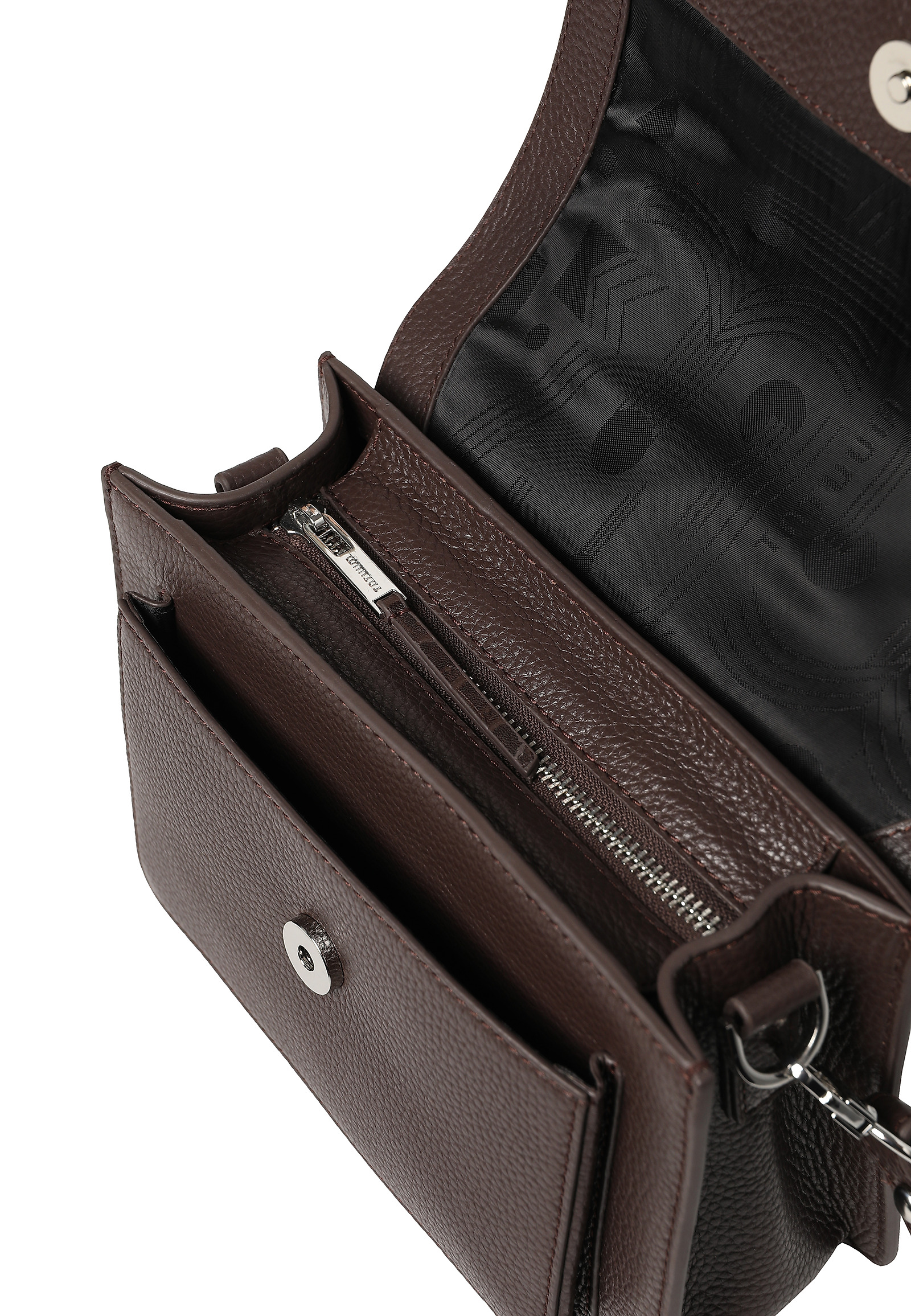 GEANTĂ DE MESSENGER DIN PIELE CU EMBOSSING - SAVANNA GEANTĂ DE MESSENGER DIN PIELE CU EMBOSSING - SAVANNA MARO 115087