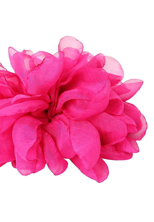 BROSZKA Z TKANINOWYM KWIATEM — FLOWI 4 BROSZKA Z TKANINOWYM KWIATEM — FLOWI 4 CZERWONY 3