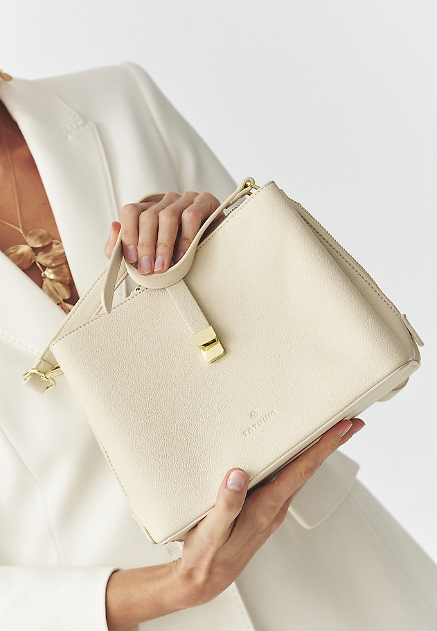 BAG WITH STRAP - ERIKO BAG WITH STRAP - ERIKO ECRU 1