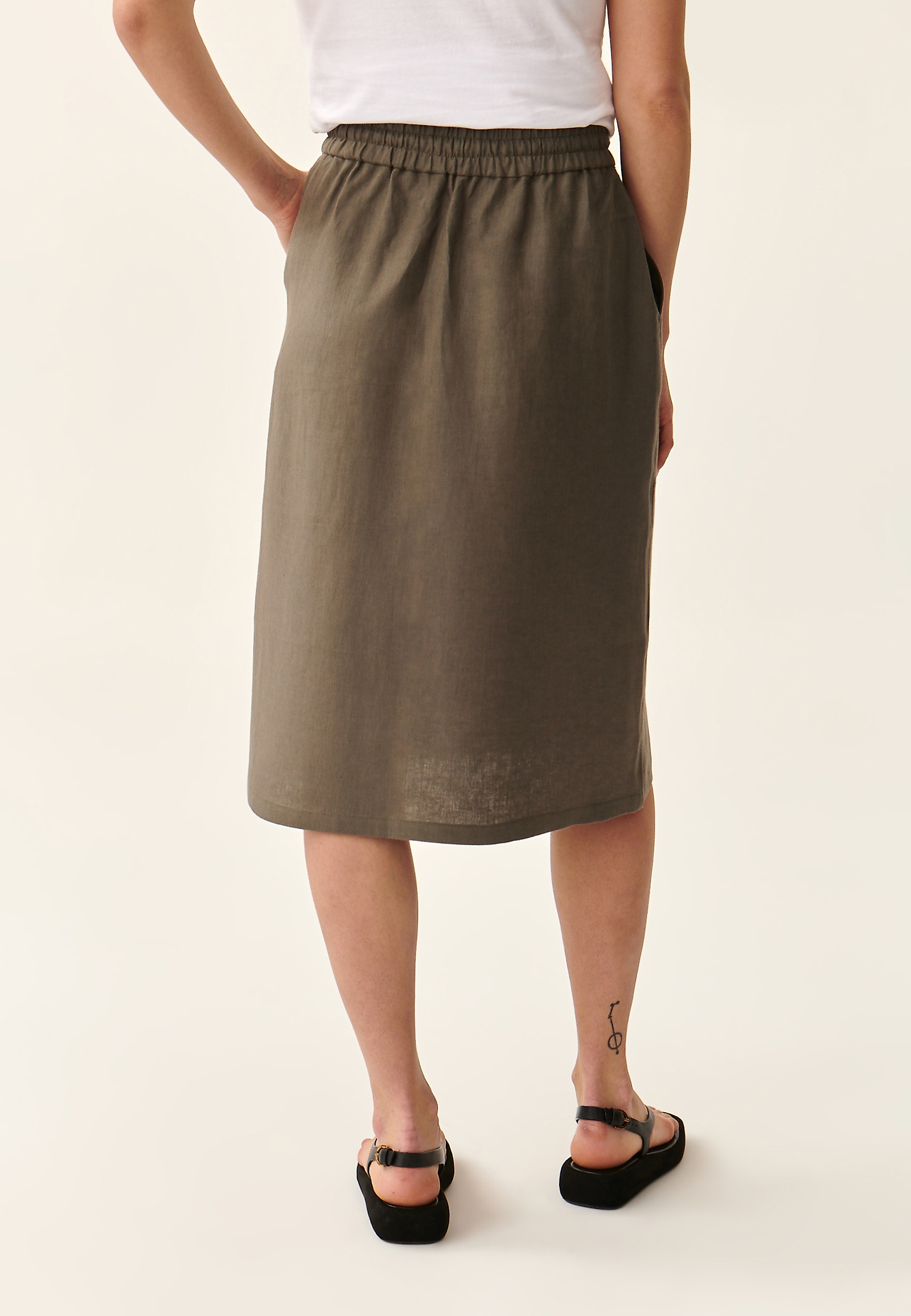 LADIES' CLASSIC SKIRT KOLIKO LADIES' CLASSIC SKIRT KOLIKO KHAKI 88638