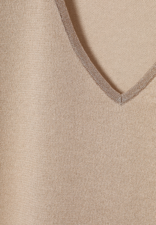 SHINY BLOUSE WITH VISCOSE - FIXI 1 SHINY BLOUSE WITH VISCOSE - FIXI 1 BEIGE 2