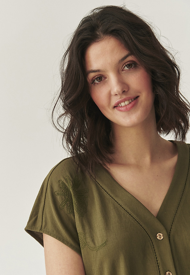 VISCOSE SCHMISSERIE - WANKA VISCOSE SCHMISSERIE - WANKA KHAKI 3