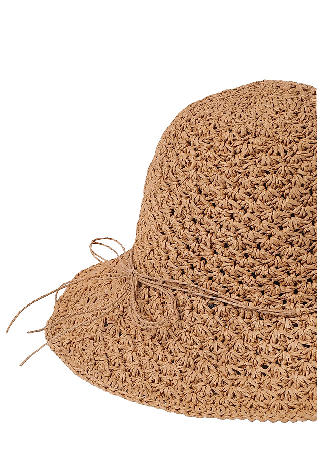 PLAID HAT - WOKIA 1 PLAID HAT - WOKIA 1 BEŻOWY 4
