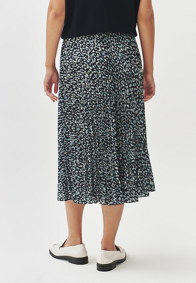 FABRIC PLEATED SKIRT WITH FINE PATTERN - RIDIO 2 FABRIC PLEATED SKIRT WITH FINE PATTERN - RIDIO 2 MULTIKOLOR 3