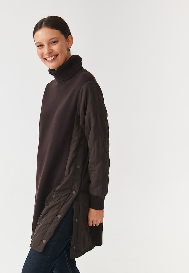 LADIES’ TURTLENECK DRESS INA LADIES’ TURTLENECK DRESS INA BRĄZOWY 3