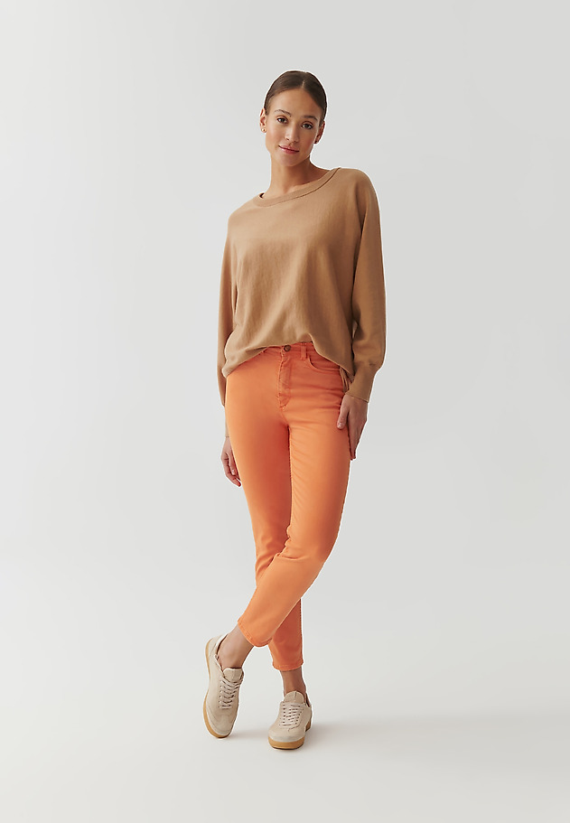 LADIES’ CLASSIC REGULAR FIT JEANS - ROMIKI LADIES’ CLASSIC REGULAR FIT JEANS - ROMIKI POMARAŃCZOWY 1