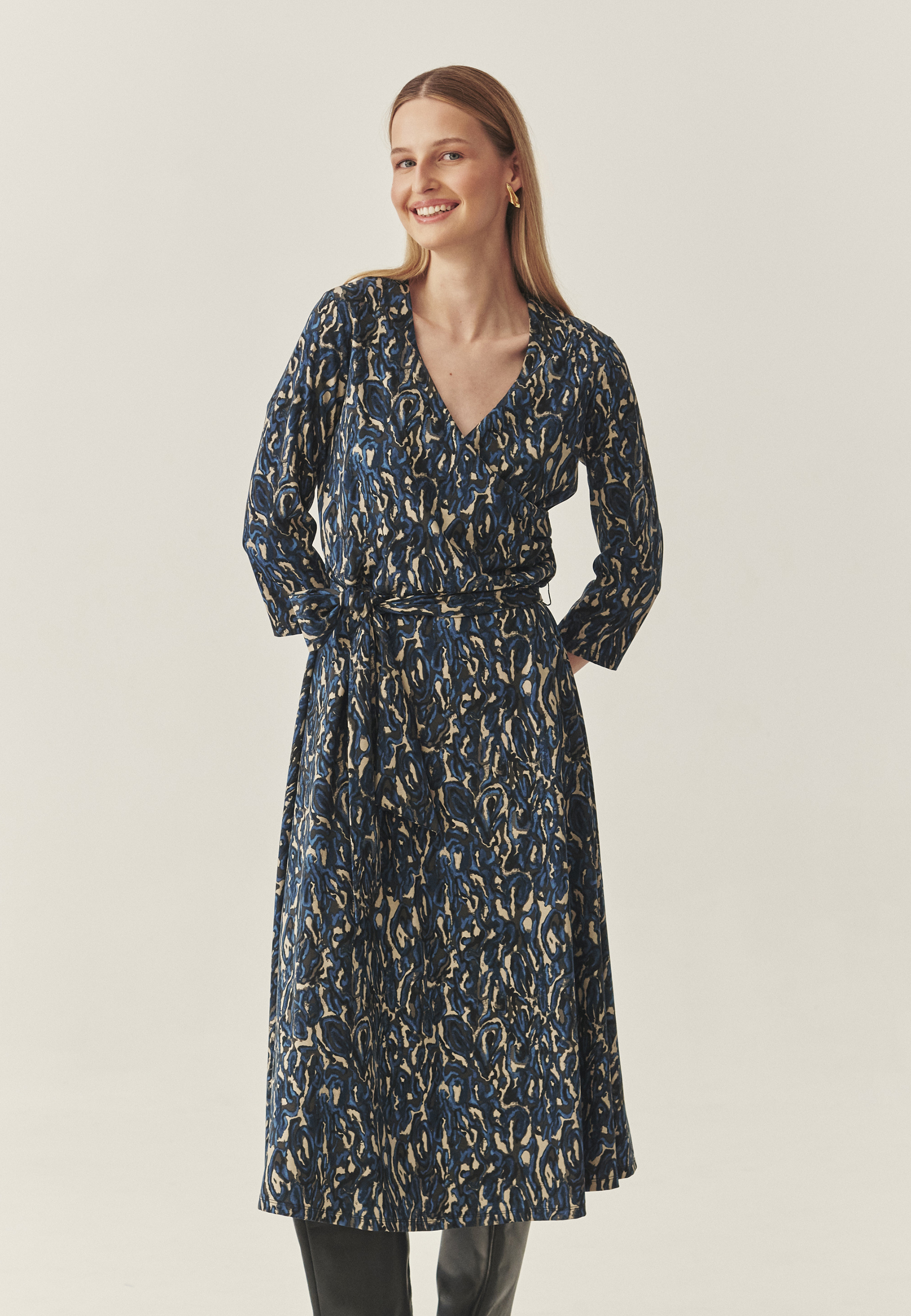 ROCHIE MIDI FEMININĂ CU DESIGN ORIGINAL - IGA MULTICOLOR 2