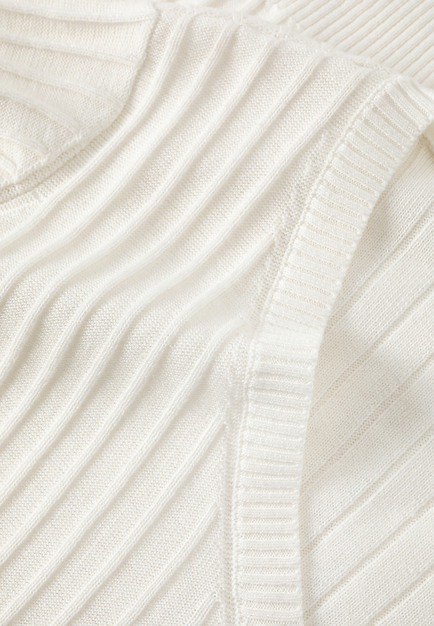 RIBBED JUMPER IN AIRY YARN - SEWILLA RIBBED JUMPER IN AIRY YARN - SEWILLA ECRU 8