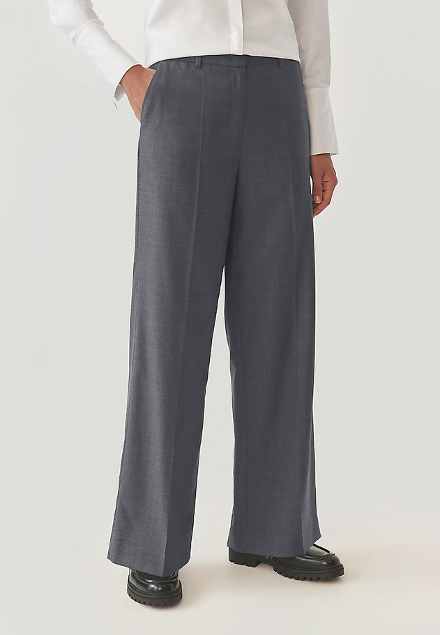 LADIES’ WIDE LEG TROUSERS - MASDA 1 LADIES’ WIDE LEG TROUSERS - MASDA 1 GREY 4