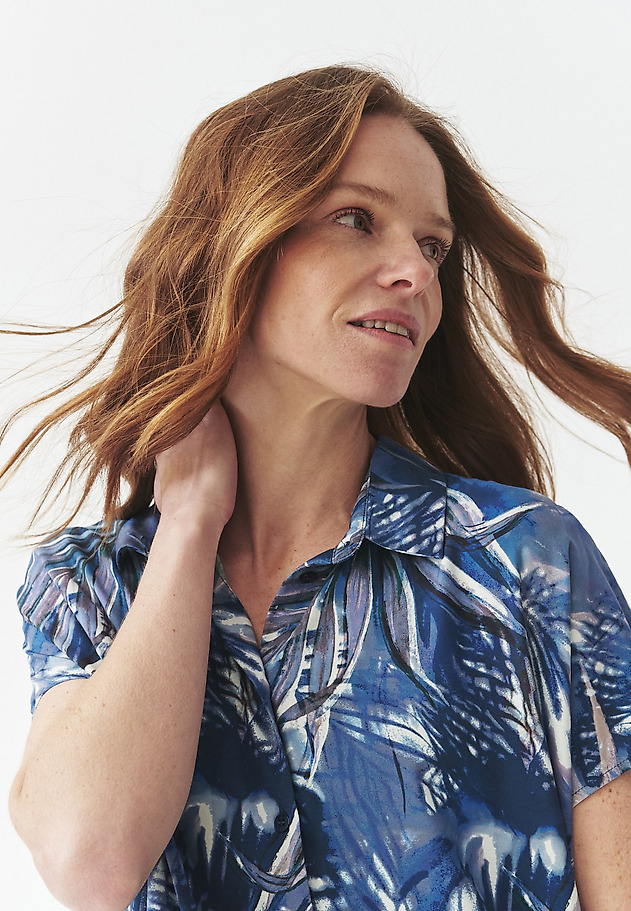 PATTERNED VISCOSE SHIRT - KIMI 1 PATTERNED VISCOSE SHIRT - KIMI 1 MULTIKOLOR 1