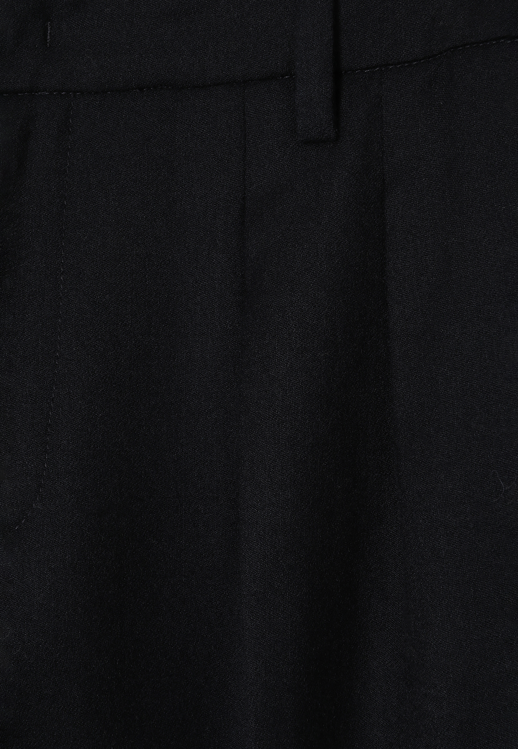 WEŁNIANE SPODNIE MĘSKIE Z KANTEM I MANKIETEM — ELOI 2 GRANATOWY 2