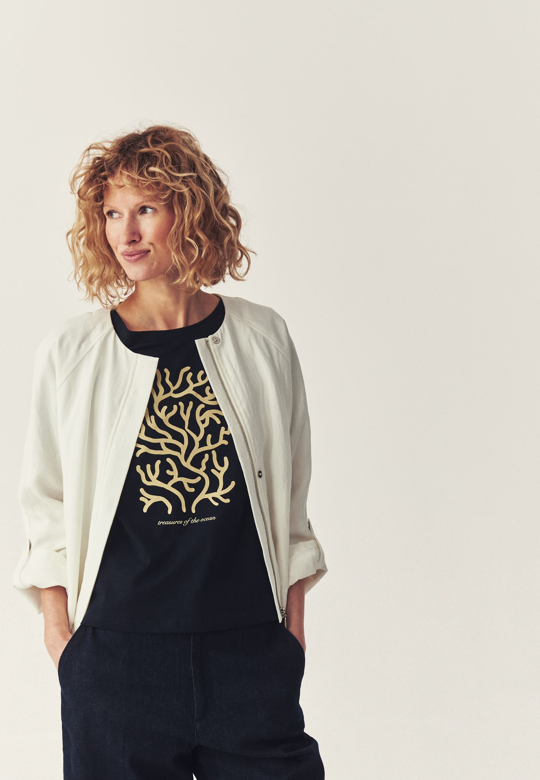 dámská bunda ZAFE BÍLÁ 2