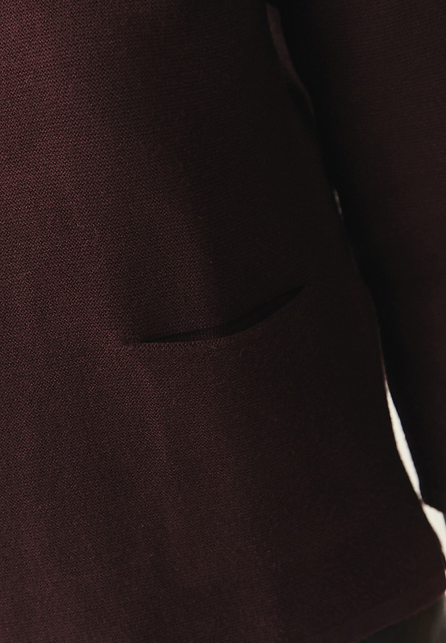 KLASYCZNY SWETER DAMSKI Z RĘKAWEM 3/4 I KIESZONKAMI - ADELLE KLASYCZNY SWETER DAMSKI Z RĘKAWEM 3/4 I KIESZONKAMI - ADELLE FIOLETOWY 7