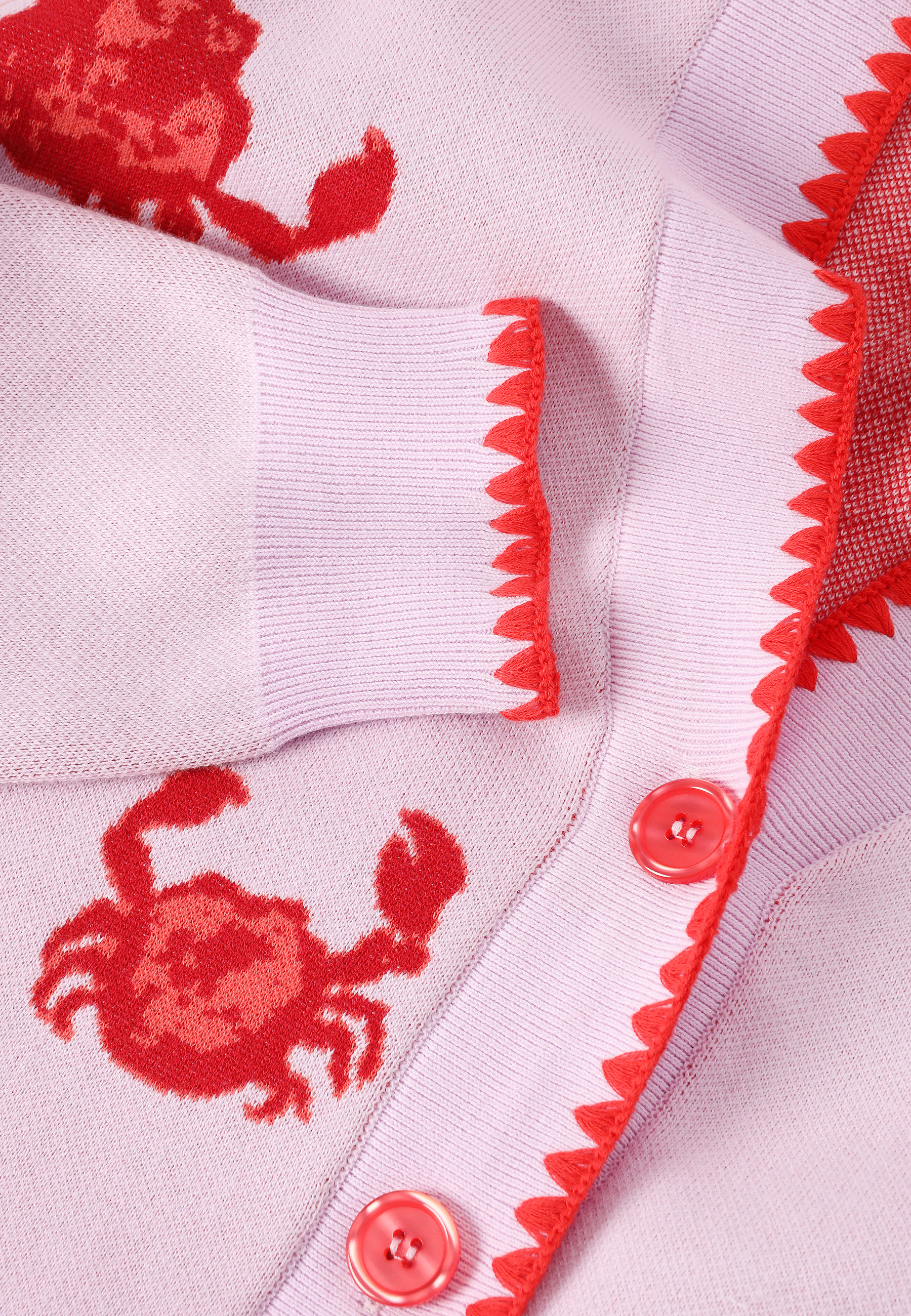 BAVLNĚNÝ SVETR S ORIGINÁLNÍM VZOREM – LANGOSTA