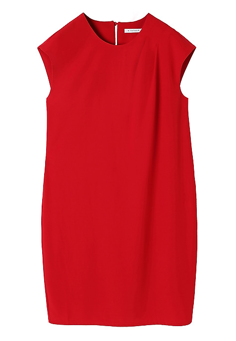 RED DRESS WITH A LOOSE FIT — ZIMONA RED 2