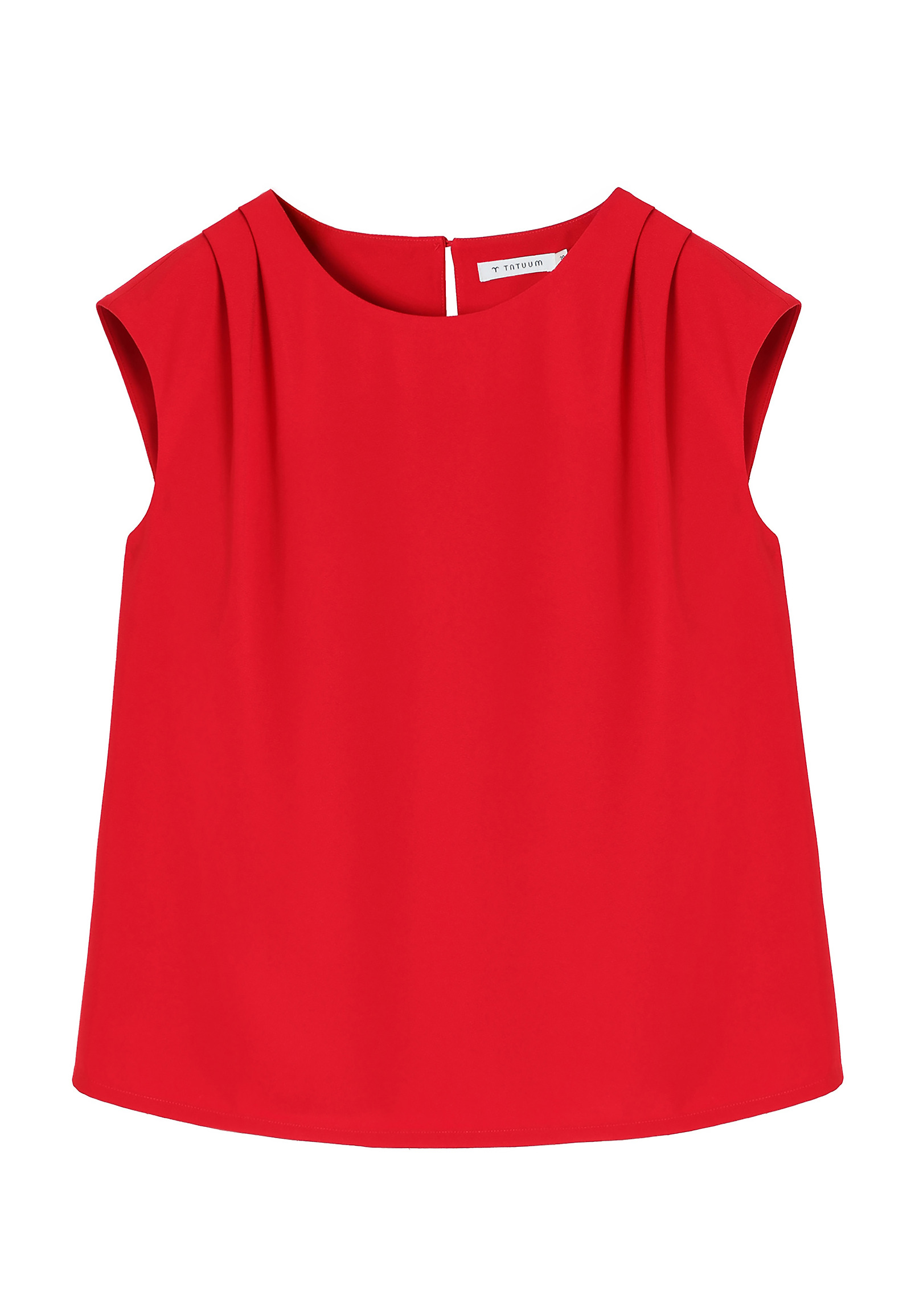 TKANA BLUZA Z GUBAMI - CALIMA TKANA BLUZA Z GUBAMI - CALIMA RDEČA 107575