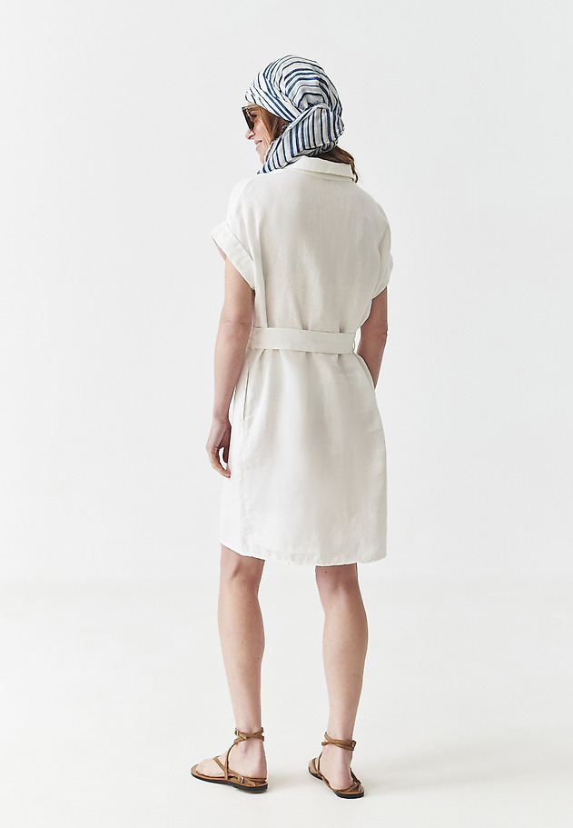 LINEN SCHMISSERIE WITH EMBROIDERY - SALIMA LINEN SCHMISSERIE WITH EMBROIDERY - SALIMA ECRU 2