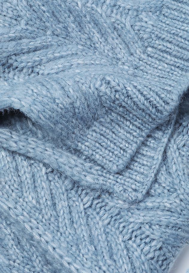 FULAR DE DAMĂ, DIN TRICOT WELLIR FULAR DE DAMĂ, DIN TRICOT WELLIR ALBASTRU 3
