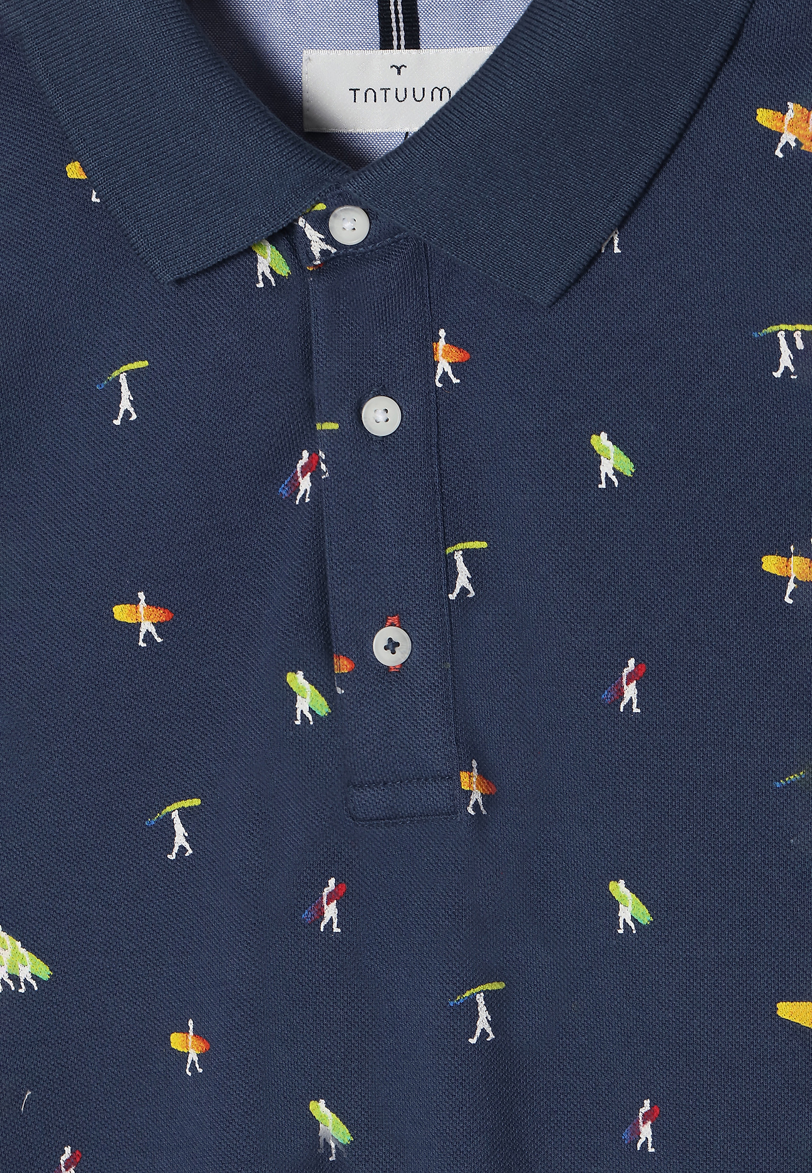 MEN'S COTTON POLO SHIRT JAY 8 MEN'S COTTON POLO SHIRT JAY 8 NAVY BLUE 79081
