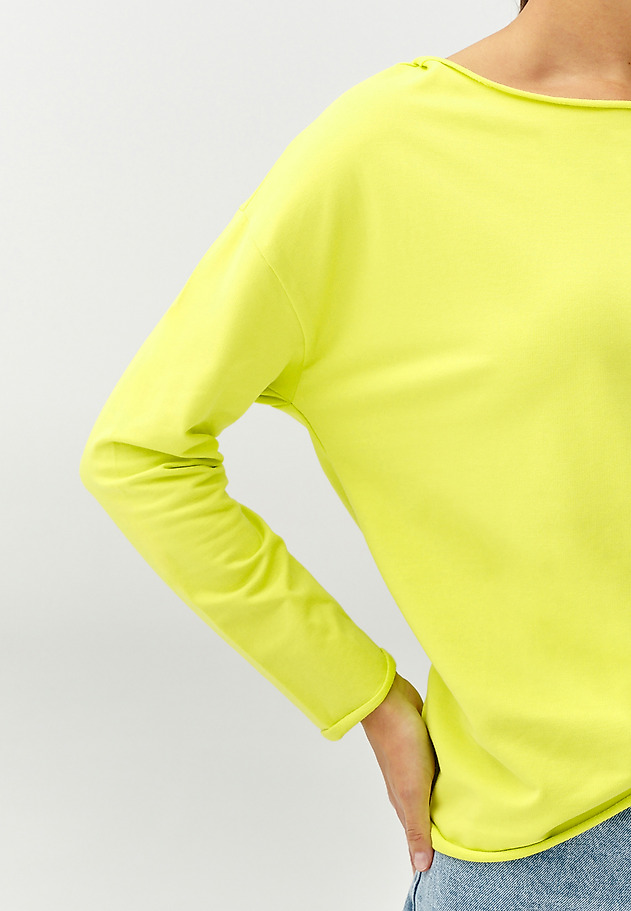 LADIES’ SWEATSHIRT WITH BOAT NECKLINE - MALI LADIES’ SWEATSHIRT WITH BOAT NECKLINE - MALI GREEN 6