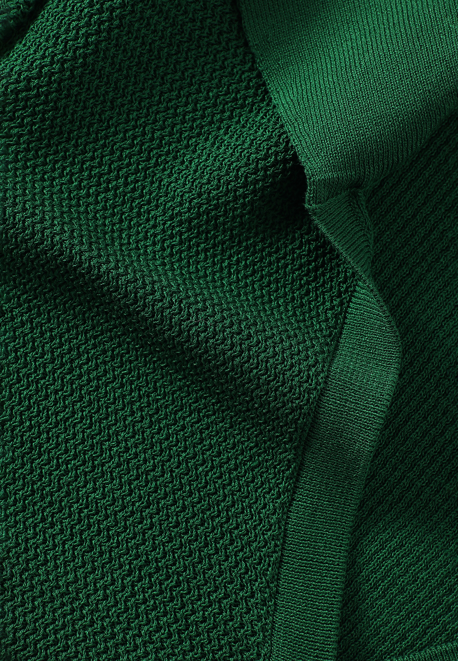 SWETER Z WISKOZOWEJ PRZĘDZY — HAZEL SWETER Z WISKOZOWEJ PRZĘDZY — HAZEL ZIELONY 104996