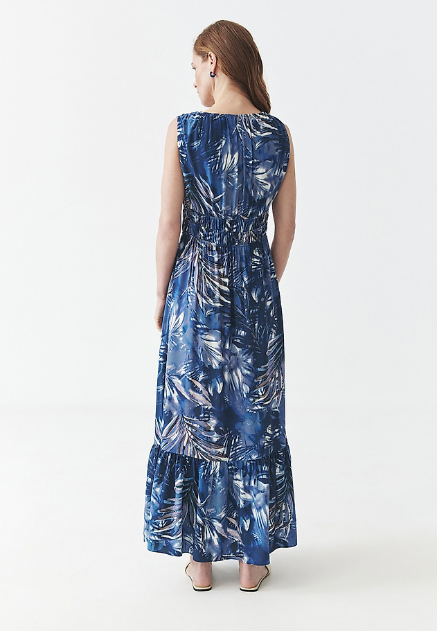PATTERNED VISCOSE DRESS - LETI PATTERNED VISCOSE DRESS - LETI MULTIKOLOR 3