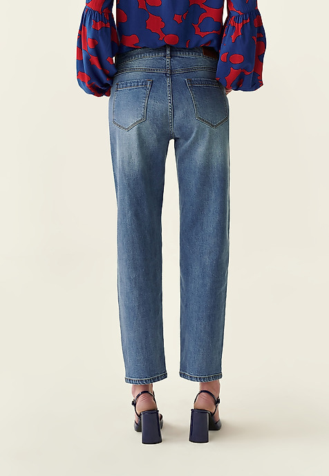 PANTALONI DE DAMĂ DIN DENIM BEZO ALBASTRU 2