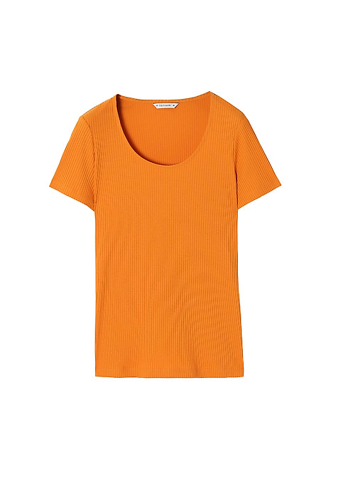 SIMPLE LADIES' BLOUSE FILOMI ORANGE 2