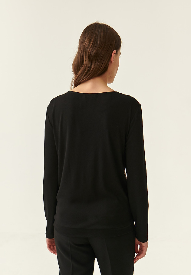 LADIES' BLOUSE WITH PRINTED FRONT DANEKA LADIES' BLOUSE WITH PRINTED FRONT DANEKA MULTICOLOR 4