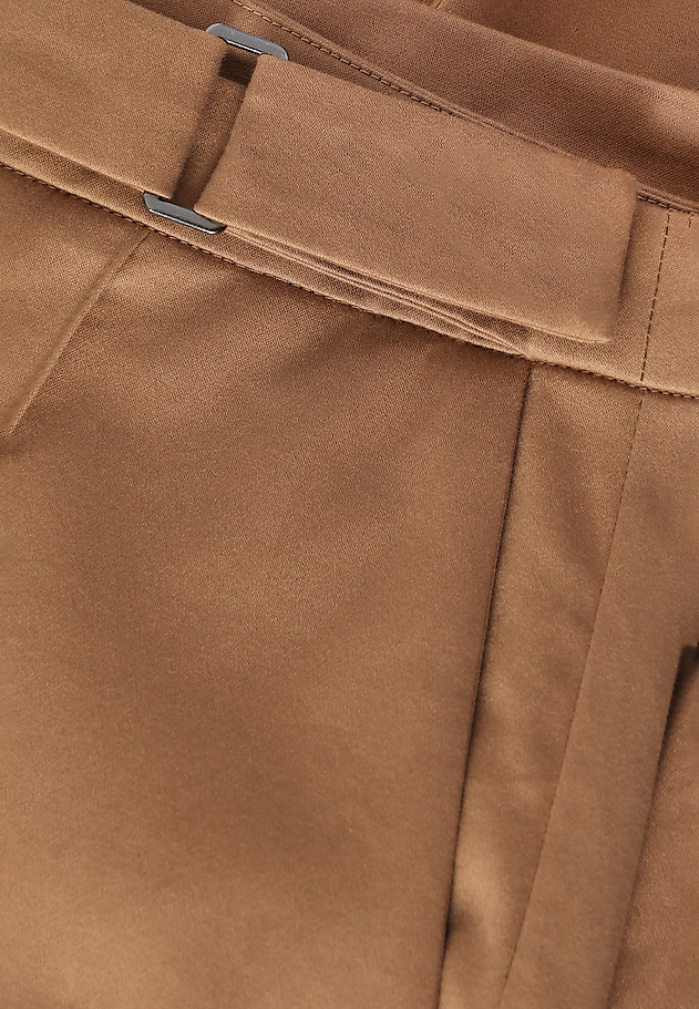 PANTALONI DE DAMĂ, DIN ȚESĂTURĂ, CU DUNGĂ CUSUTĂ - JAKINA PANTALONI DE DAMĂ, DIN ȚESĂTURĂ, CU DUNGĂ CUSUTĂ - JAKINA BEJ 5